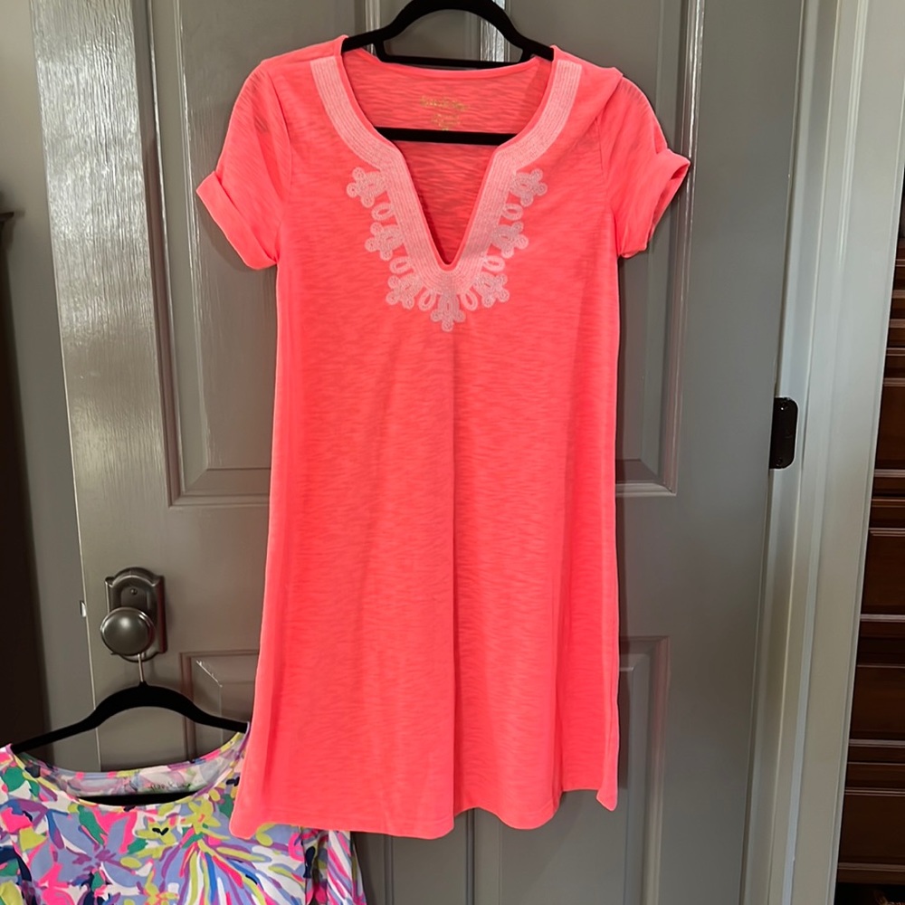 Lilly Pulitzer can cotton cap sleeve dress